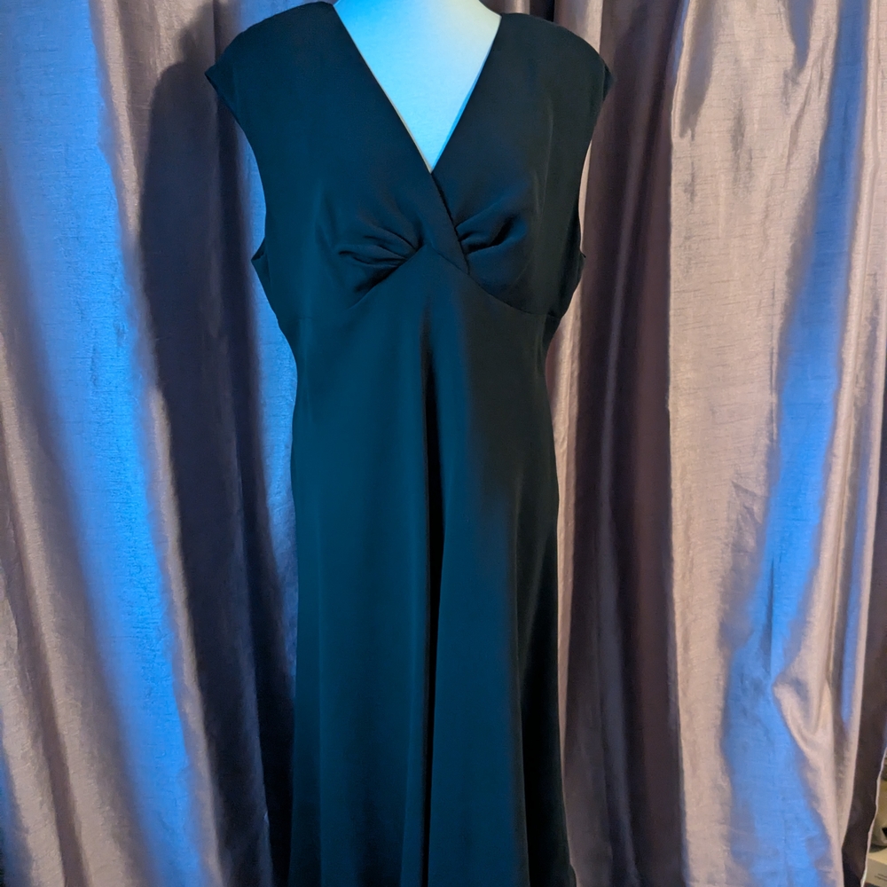 Chaps Black Dress